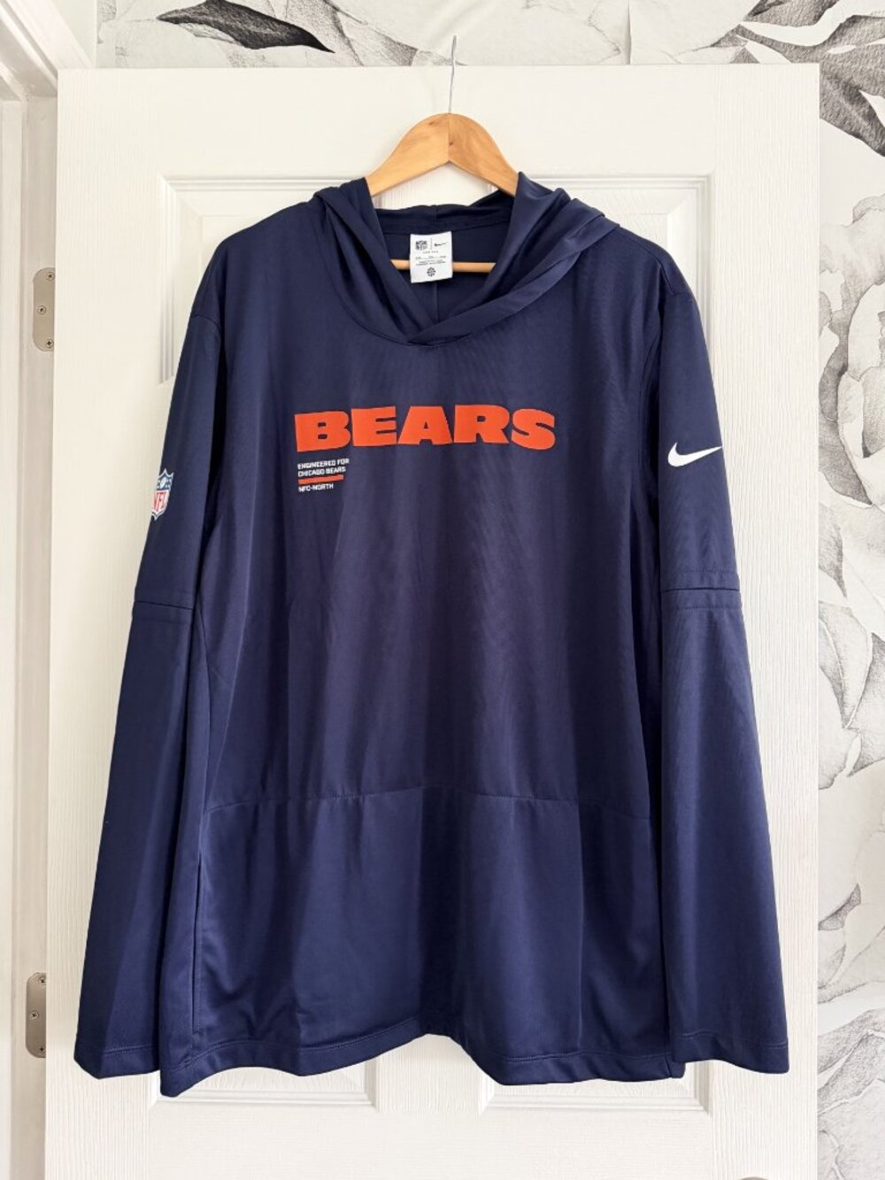 Chicago Bears Nike Dri‑Fit Performance Hoodie – XXL